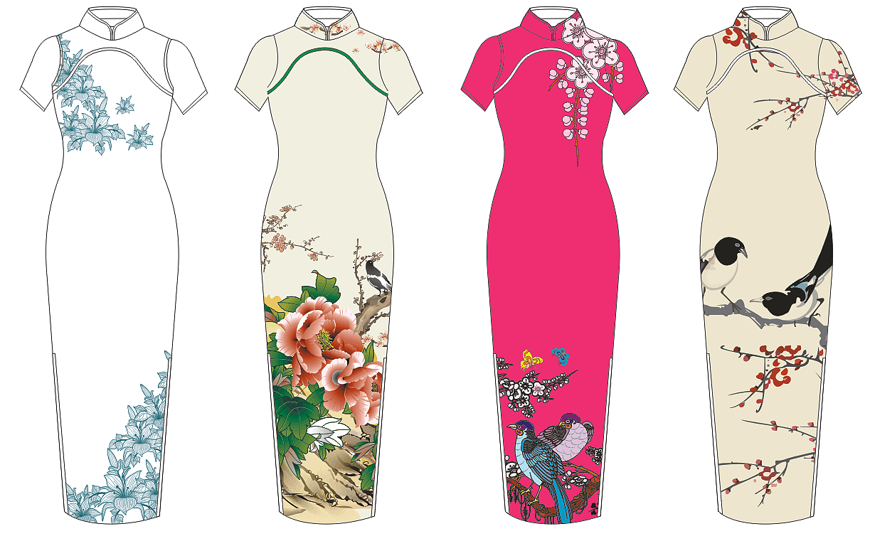 旗袍設(shè)計(jì)|服裝|其他服裝|祖?zhèn)髟O(shè)計(jì) 