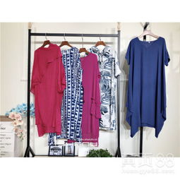 【夏裝精品女裝曬谷場真絲連衣裙品牌女裝尾貨折扣批發】-